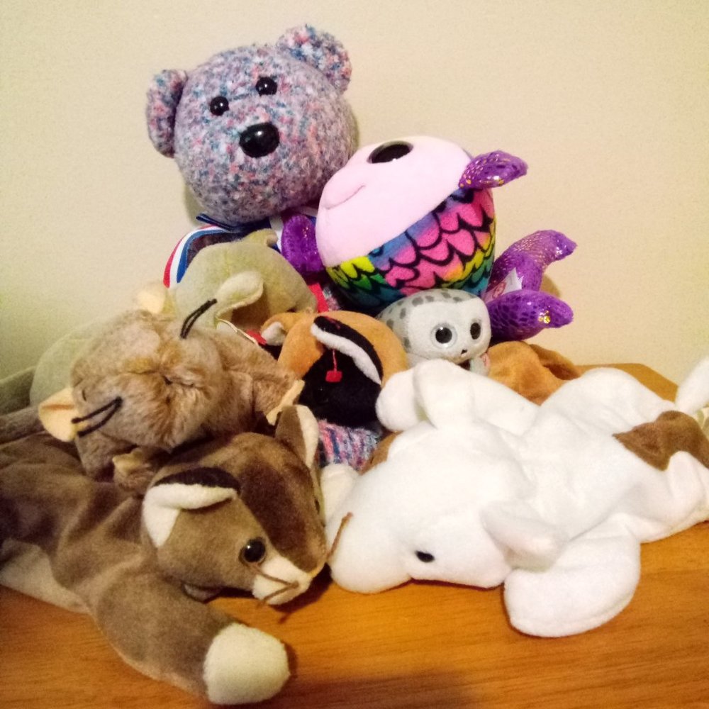 Ty Beanie Baby, Beanie Buddy, & Beanie Boo Bean Bag Plush Large Lot of 8